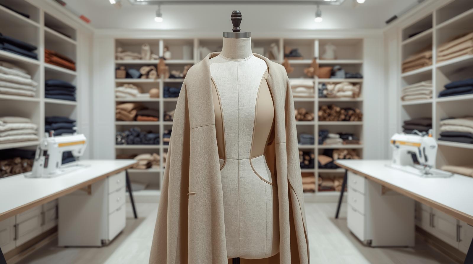 kannst du mir bitte bild für Schneiderei und änderung modern und elegant erstellen