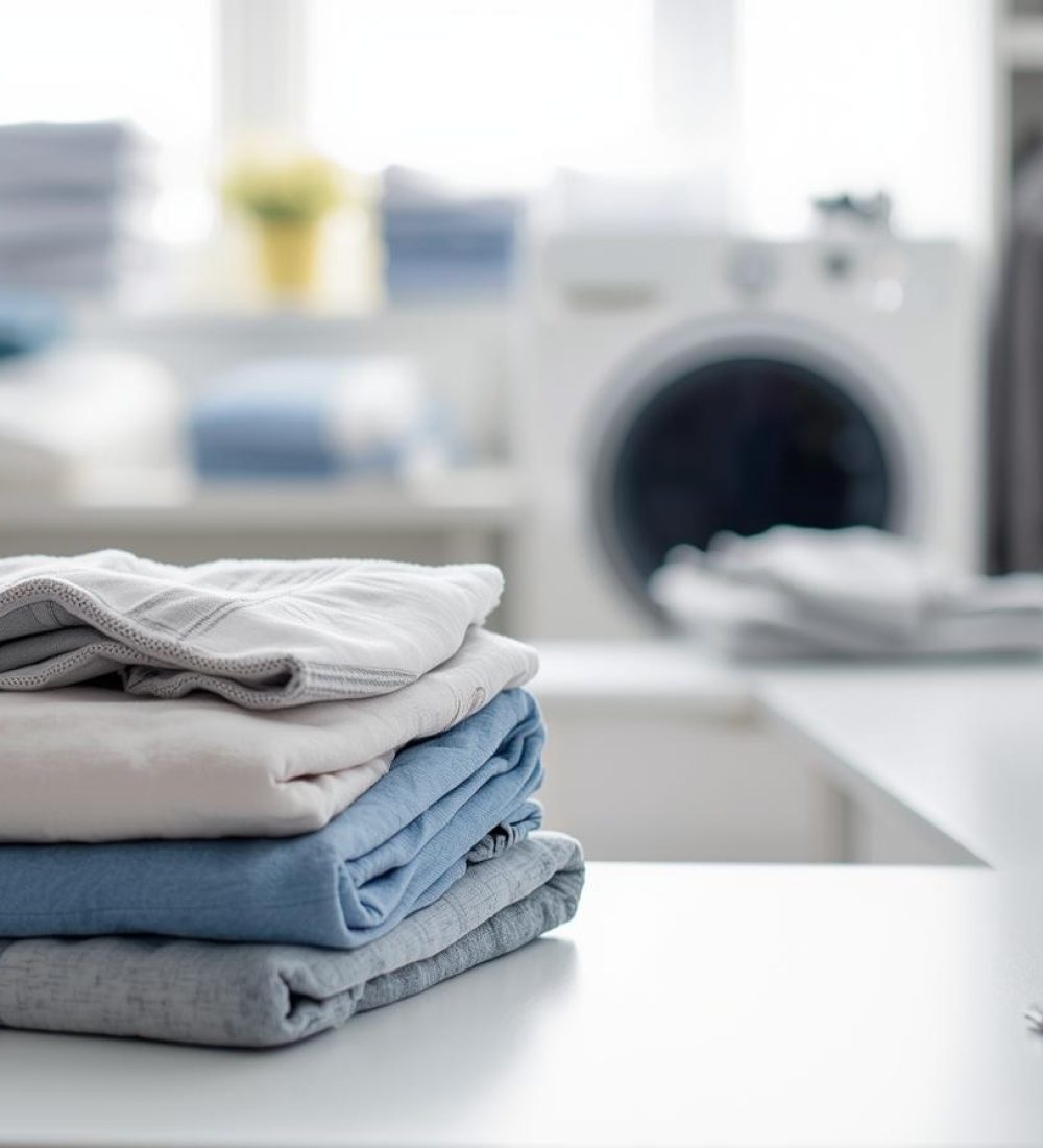 kannst du mir bitte bild für meine website erstellen ích mach wäschereri und schneiderei ohne Text bitte